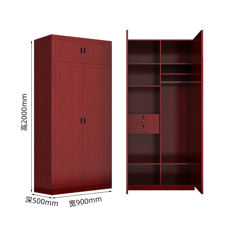 湘渭标准内务柜储物柜衣柜更衣柜实木双人储物柜[基础款]高清大图
