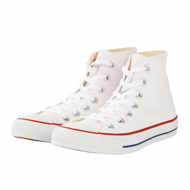 匡威(CONVERSE)高帮帆布橡胶底休闲鞋男鞋白色经典校园风运动鞋