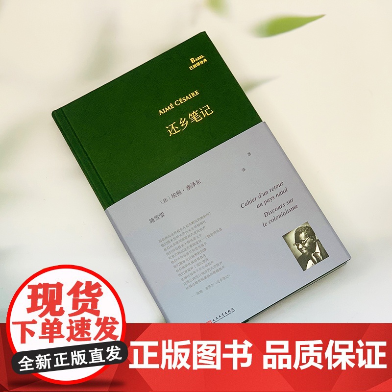 还乡笔记 巴别塔诗典系列精装本 经典诗歌经典翻译 马提尼克法语诗人埃梅塞泽尔诗歌代表作s部中译本黑色俄耳甫斯 人民文学出高清大图