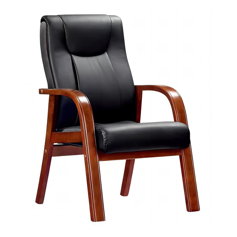臻远 ZY5110303 办公会议椅办公皮椅电脑椅 黑色西皮