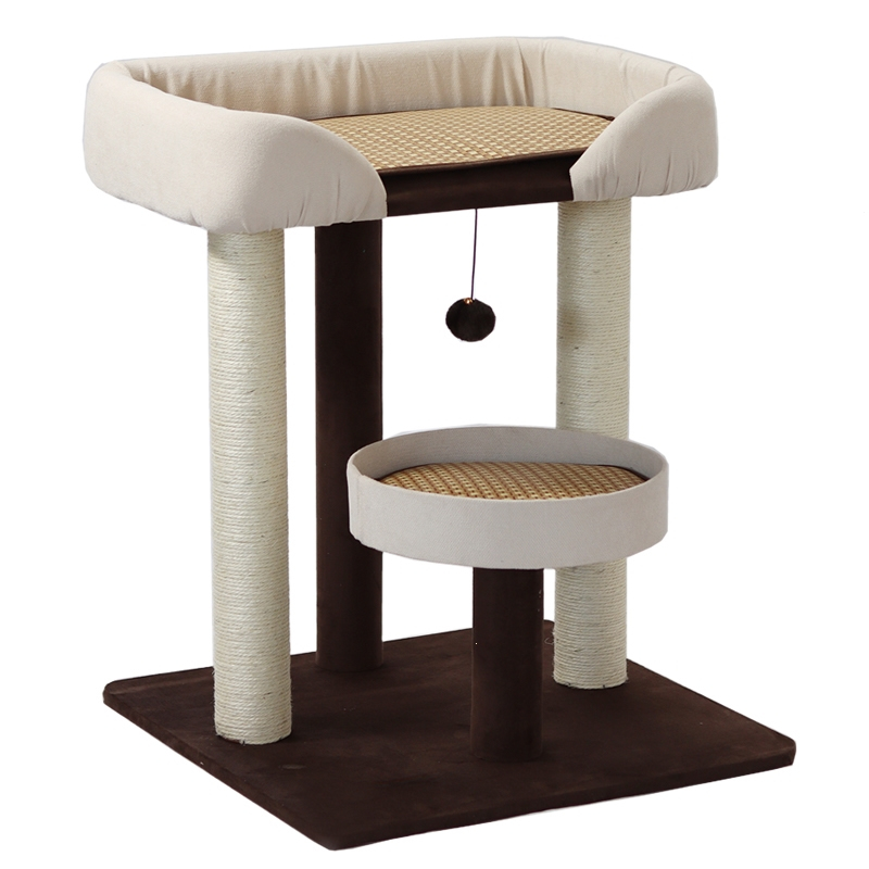 米妮大床猫窝猫树一体猫爬架大型猫布偶缅因攀爬剑麻柱子猫屋抓板