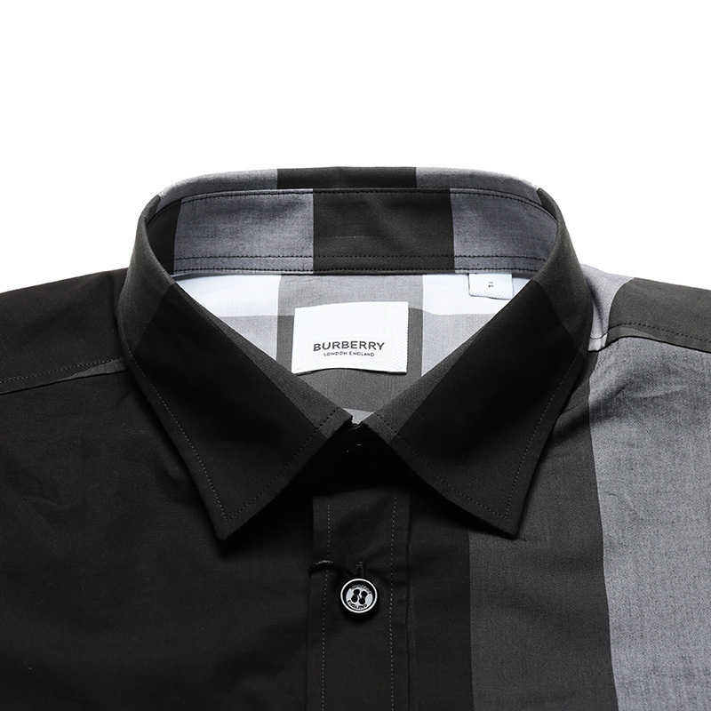博柏利burberry男款棉质短袖衬衫80256071