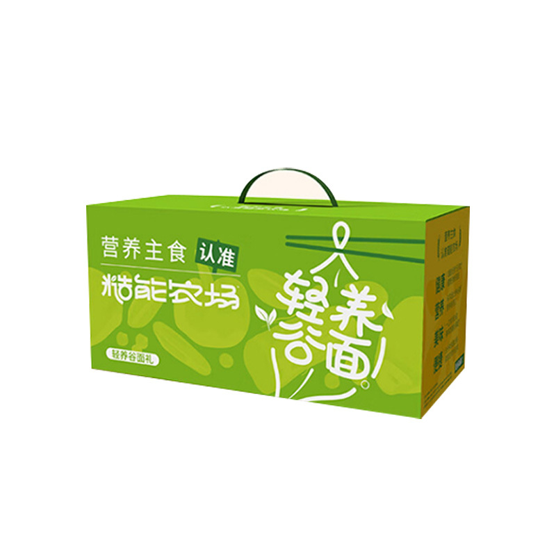 松鲜鲜轻养谷面礼盒880g糙能农场九谷0脂肪荞麦面