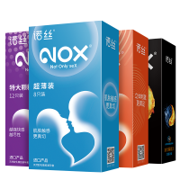 诺丝NOX 超薄情趣入门组合40只装避孕套 颗粒螺纹安全套 男用成人情趣计生性用品