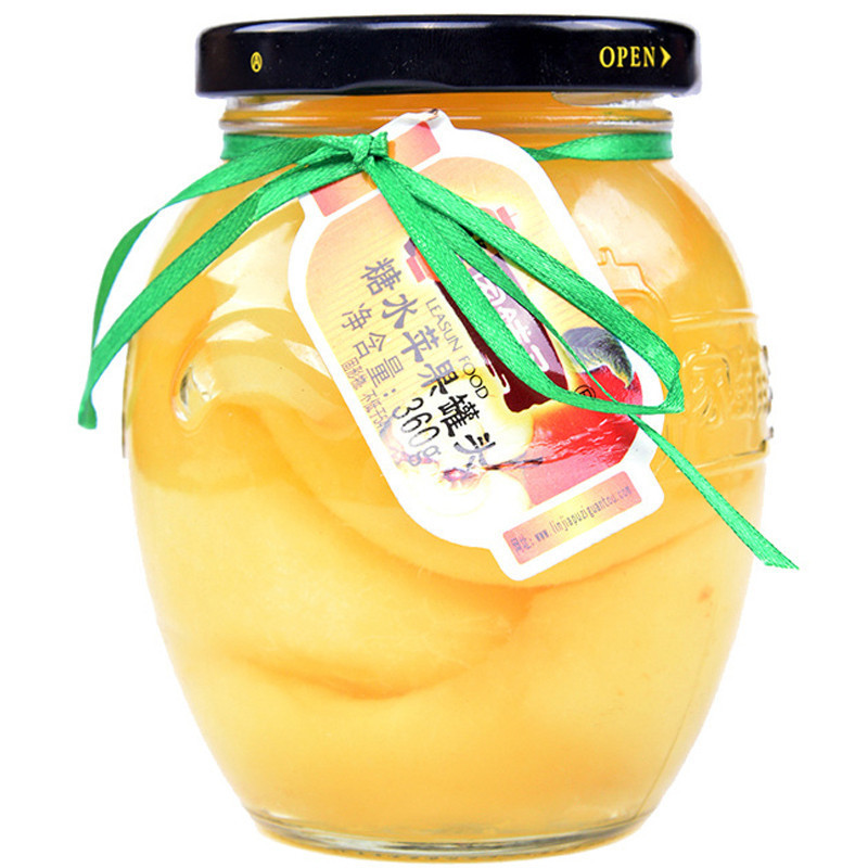 林家铺子糖水苹果罐头360g罐头休闲食品水果罐头 即食 零食户外食用 沙拉 披萨烘焙辅料