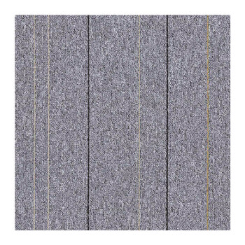 杜晶 办公室方形拼接地垫 灰色条纹50*50cm 片高清大图