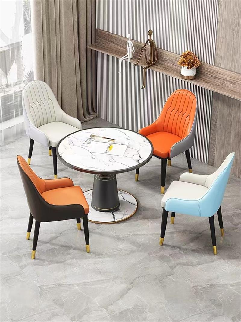 餐椅家用现代简约软包靠背椅轻奢餐桌椅