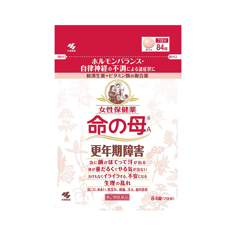 [日本原装进口]小林制药命之母改善调理女性更年期综合症月经不调贫血84粒
