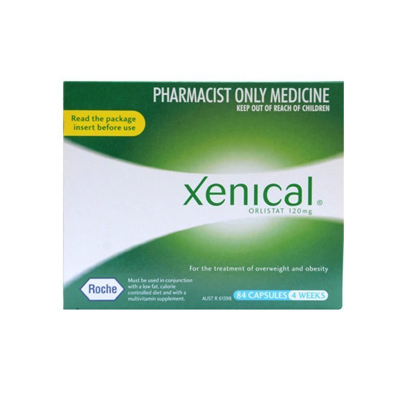 排油丸塑身胶囊1盒84粒xenical塑造身型海外购澳洲直邮