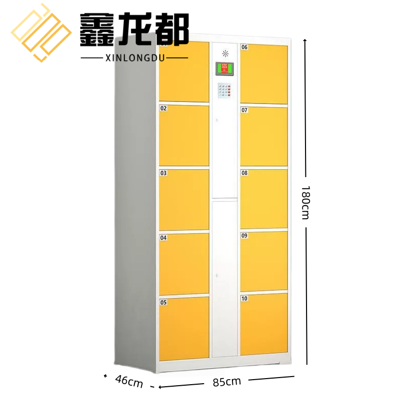 鑫龙都 寄存柜10门微信扫码台