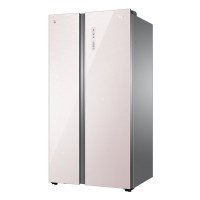 海尔(Haier) BCD-651WDEC 651升对开门双变频风冷无霜节能家用电冰箱 对开门冰箱 彩晶冰箱