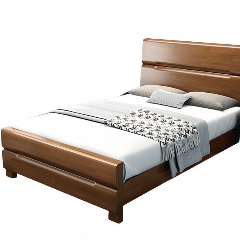 铭思沃实木床120cm张高清大图