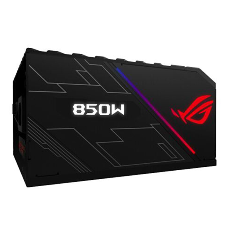 华硕(ASUS)玩家国度ROG雷神电源850W 白金牌认证 OLED显示屏