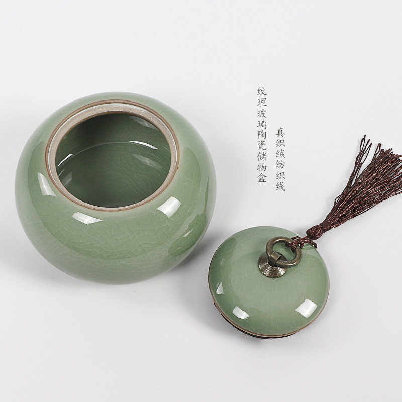 新中式小陶瓷罐摆件禅意茶室软装配饰样板房间客厅酒柜博古架摆设 三维工匠高清大图
