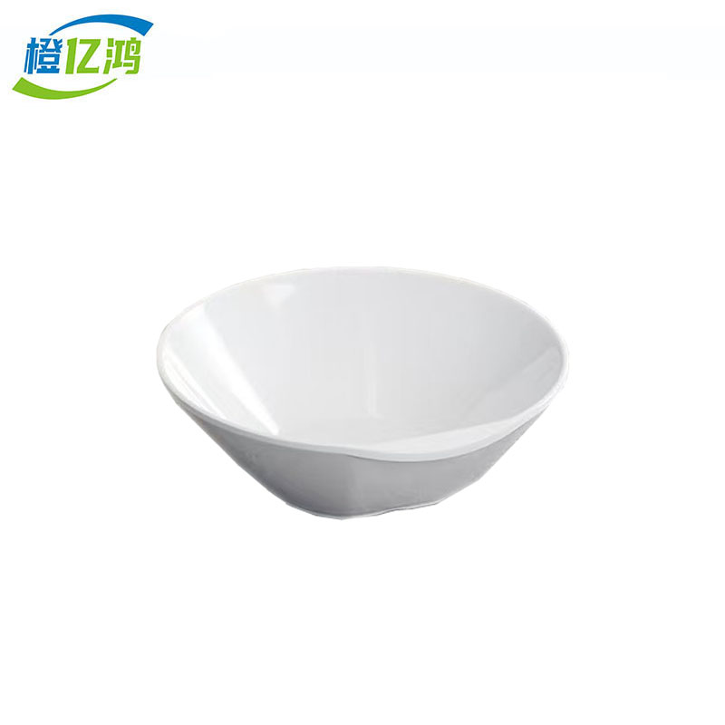 橙亿鸿 白色密胺餐碗 米饭碗 小汤碗 6英寸 个高清大图