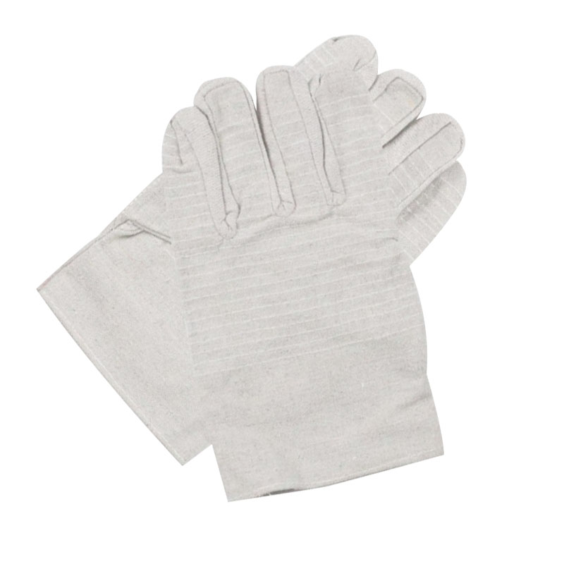 谐晟 帆布手套劳保手套耐磨电焊防护厂家双层24线6线单层 定制 全衬24线白甲帆布手套双层满衬高清大图