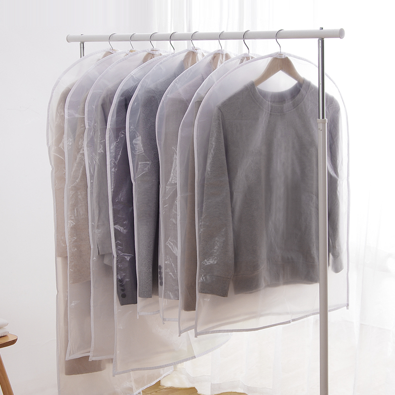 阿斯卡利ascari透明大衣防尘罩收纳挂袋10个装可水洗衣服衣物防尘袋