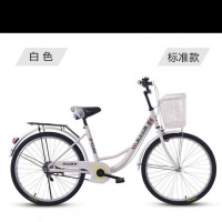 24 26寸成人自行车免充气轮胎轻便休闲学生单车