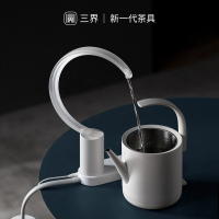 [青春版]三界茶具 新月创意台式桶装水上水器 家用电动抽水器吸水器家用饮水机自动压水器