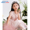 [1件3折]铅笔俱乐部2025夏季新款女童连衣裙儿童露肩公主裙中大童礼服裙子
