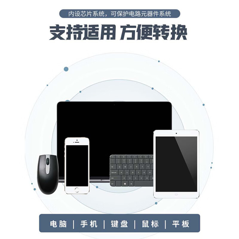 HP惠普CT100 USB拓展坞笔记本多接口一拖四USB 适用手机电脑转换器转接头