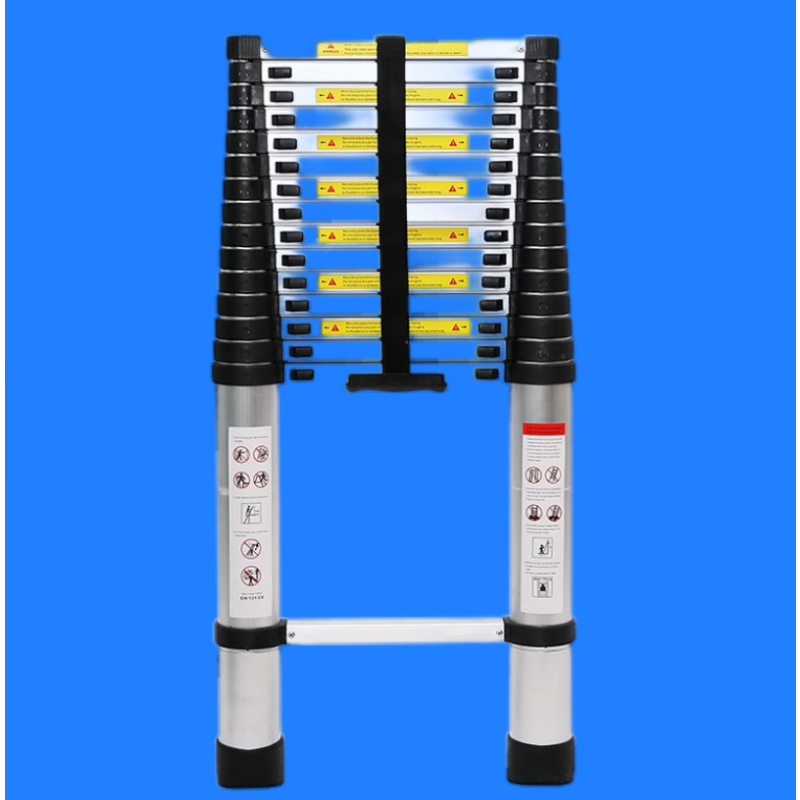 ZXZE 便携式伸缩铝梯11级(3.2M)HL09-SST11(1把/箱)用于家庭爬高 工程梯等爬高用工具