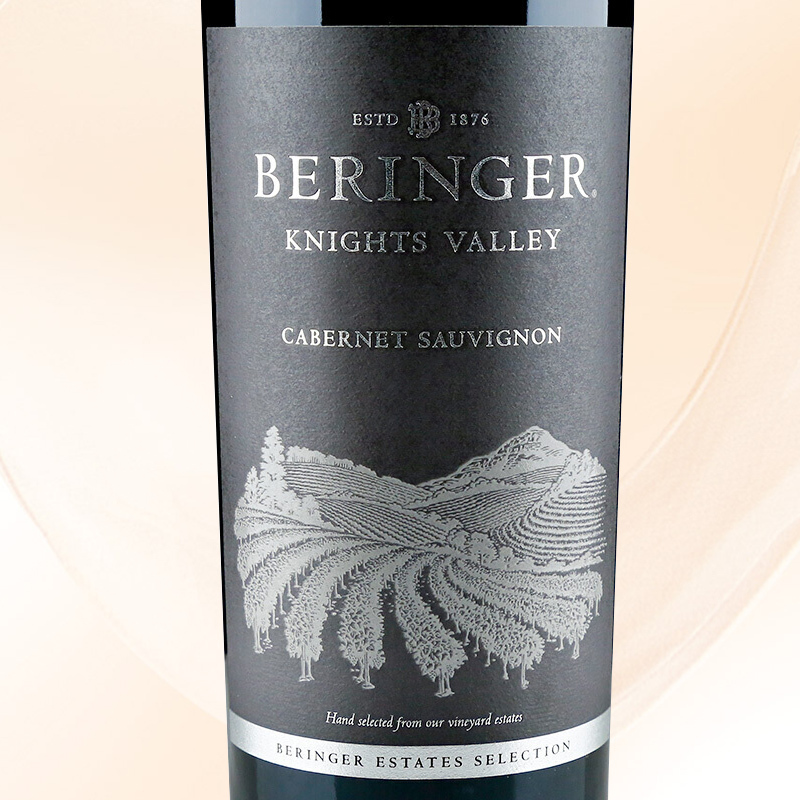贝灵哲(Beringer) 骑士山谷赤霞珠干红葡萄酒750ml 红酒 美国进口 [富邑旗下]