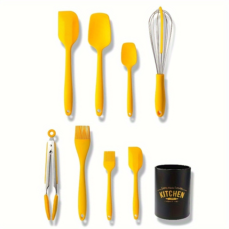 食品级硅胶刮刀锅铲煎铲勺烘焙工具耐高温厨房用油刷打蛋器烤肉夹