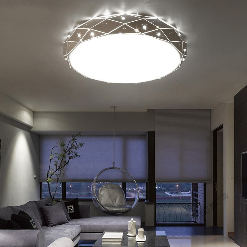 苏宁放心购卧室吸顶灯LED书房灯走廊玄关灯楼道阳台灯现代/北欧/极简约个性圆形铁艺灯具高清大图