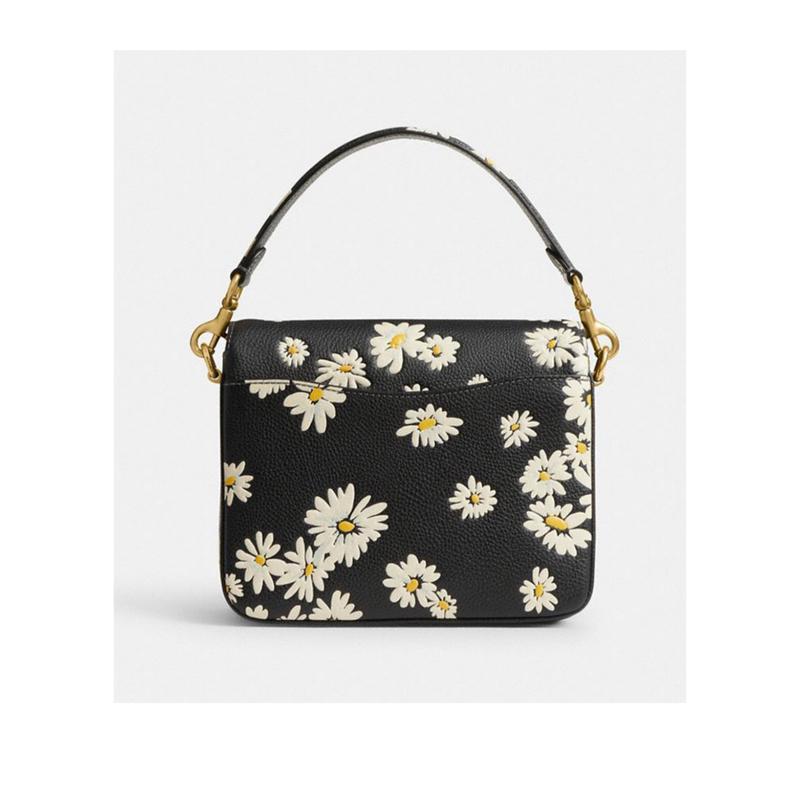 COACH 蔻驰(COACH)女士单肩包小巧精致花卉印花多功能口袋可拆卸肩带日