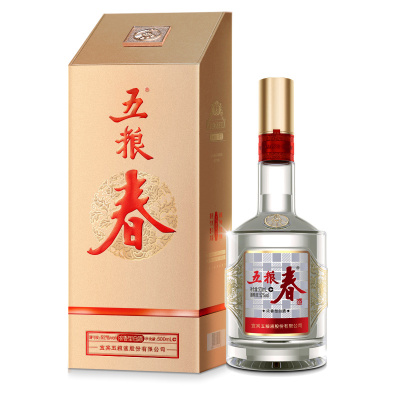 五粮液 五粮春 第二代 52度 500mL*1 单瓶装 浓香型白酒