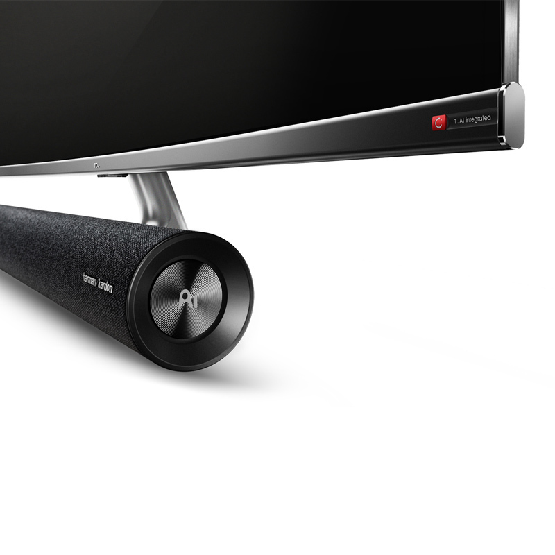 tcl55c755英寸4k超高清智能曲面led液晶电视136高色域哈曼卡顿音响