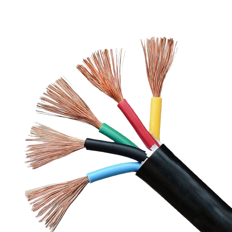 堡霓伐 五芯低烟无卤阻燃电缆线 0.6/1kv WDZB1-YJY-5*10 米高清大图
