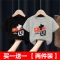 2021棉新款中国风男童女童短袖t恤夏童装儿童演出服上衣爱