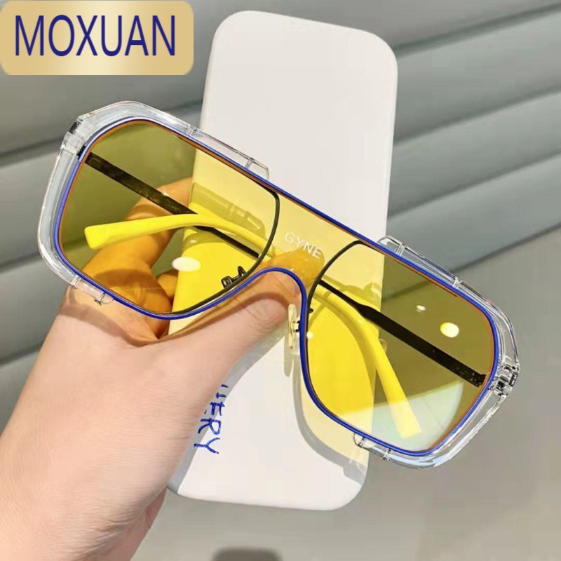 moxuan网红连体大框墨镜ins高颜值潮流科技感太阳眼镜酷太阳镜视频