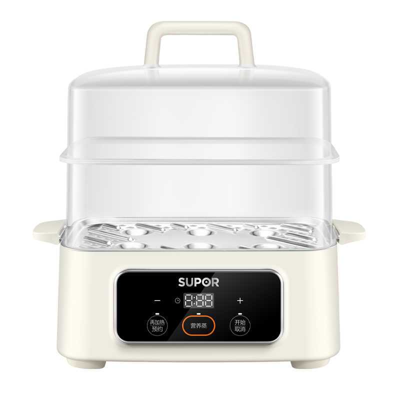 苏泊尔(SUPOR)煮蛋器电蒸锅炖蒸煮一体电煮锅电火锅家用多功能可定时电热锅多功能锅 4L ZN23FC857高清大图