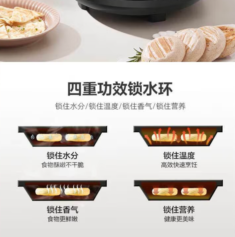苏泊尔 煎烤机 JJ30A205高清大图