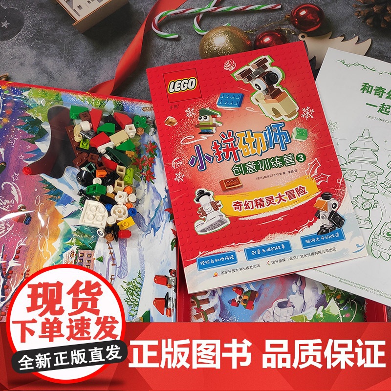[央视网]乐高小拼砌师创意训练营3 给孩子的一份圣诞惊喜 60块乐高积木陪你跟奇幻精灵们玩起来 奇幻精灵大冒险 GK高清大图