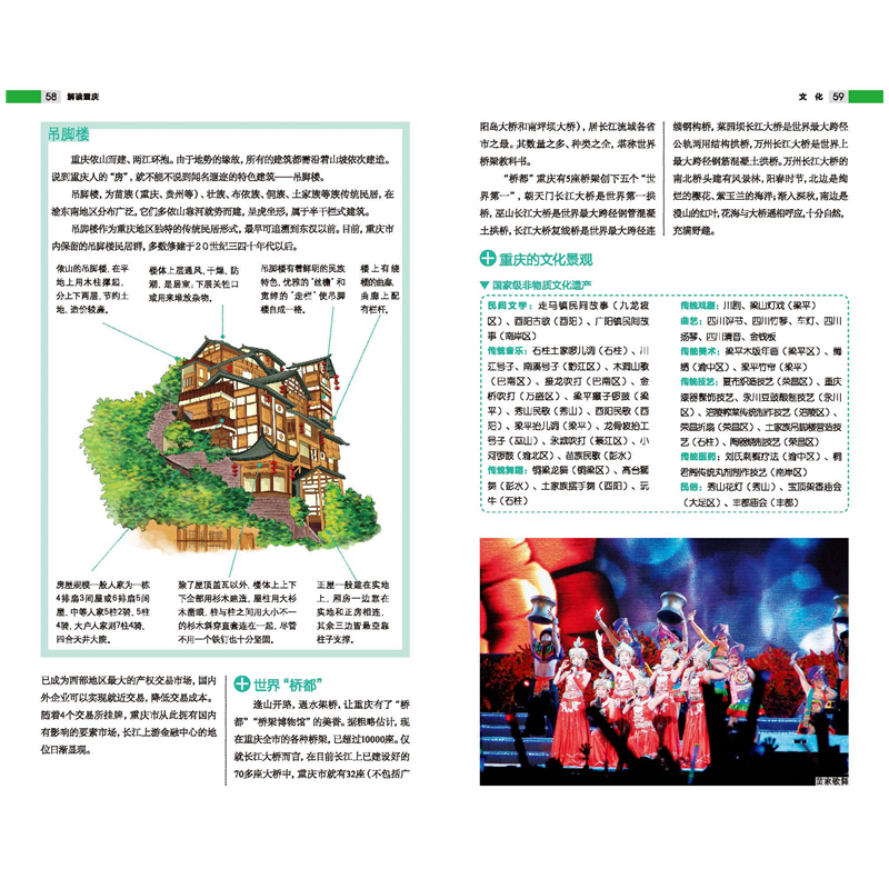 [正版]F重庆旅游攻略深度旅游文化读本发现者重庆山城文化长江古镇辣美食自驾游地图旅行指南国内自助游