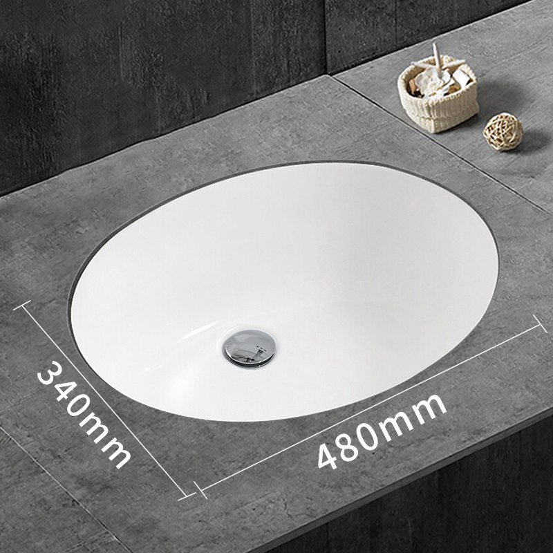 东鹏卫浴dongpeng圆形台下盆陶瓷洗手盆浴室洗面盆艺术盆洗手间台下盆