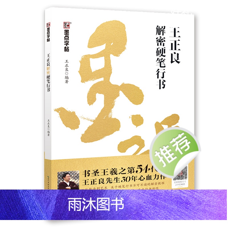 [正版]行书字帖硬笔书法练字书家王正良书圣王羲之第54代孙传人解密硬笔行书教程视频讲解飘逸男生钢笔硬笔书法作品欣赏书法高清大图