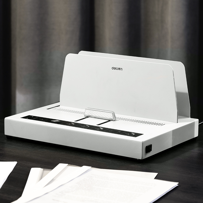 热熔财务装订机 合同标书档案文件胶装机(装订厚度50mm)