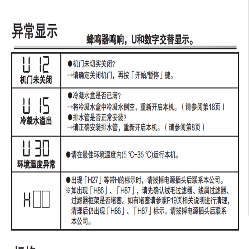 松下滚筒式热泵干衣机NH-ER19P