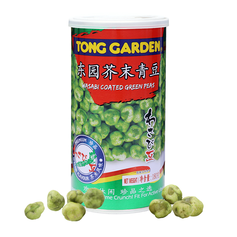 东园(Tong Garden)芥末青豆180g 泰国原装进口零食