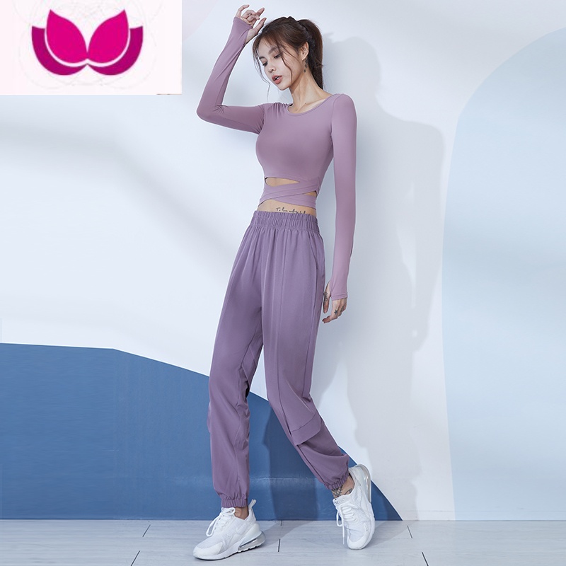 七斓瑜伽服女新款时尚性感健身衣专业健身房晨跑步高级感运动套装高清大图