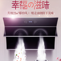 万和(Vanward)烟灶套装 触控式 22风量烟灶套餐油烟机J630C+C6-L520ZW 天然气