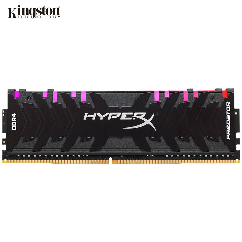 金士顿(Kingston)骇客神条 Predator系列 掠食者 DDR4 4000 8G 台式机内存 RGB灯条