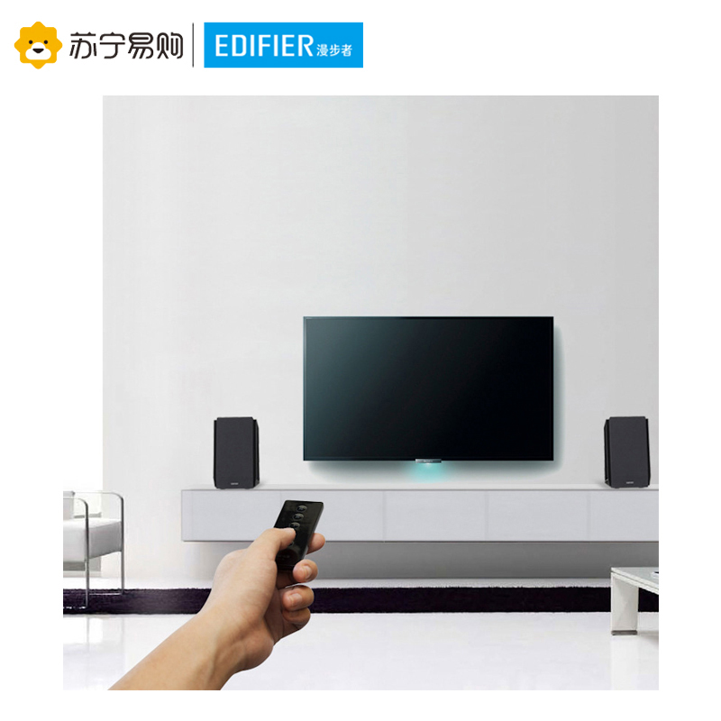 Edifier/漫步者 R1800BT 无线蓝牙音箱HIFI台式多媒体2.0声道电脑有源音响 钢琴黑高清大图