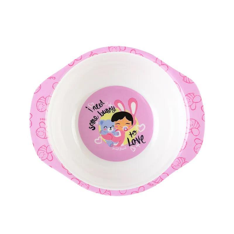 大嘴猴(paul frank)儿童餐具五件套PFC7005T 男孩女孩双色可选 芭比粉/天空蓝 卡通可爱餐盘 礼盒