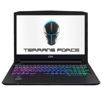 未来人类(Terrans Force) 魔鬼鱼DR5 15.6英寸游戏本笔记本电脑(i7-7700HQ 8GB 128GB+1TB GTX1050Ti 4GB RGB键盘)